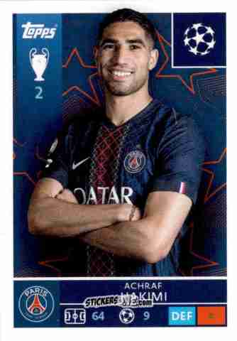 Figurina Achraf Hakimi - UEFA Champions League 2025-2026
 n. 359 - Topps