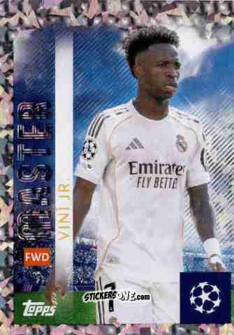 Figurina Vinicius Jr. - UEFA Champions League 2025-2026
 n. 388 - Topps