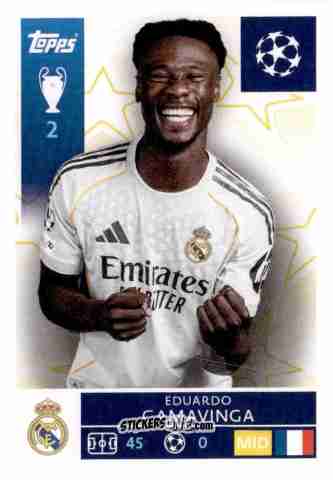 Sticker Eduardo Camavinga - UEFA Champions League 2025-2026
 n. 392 - Topps