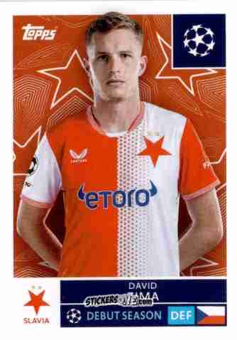 Sticker David Zima - UEFA Champions League 2025-2026
 n. 399 - Topps