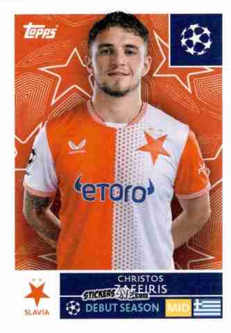 Sticker Christos Zafeiris - UEFA Champions League 2025-2026
 n. 406 - Topps