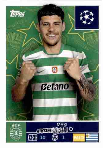 Sticker Maxi Araujo - UEFA Champions League 2025-2026
 n. 418 - Topps