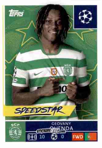 Sticker Geovany Quenda - UEFA Champions League 2025-2026
 n. 421 - Topps