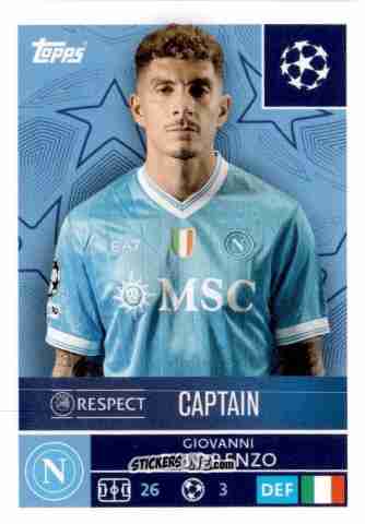 Sticker Giovanni di Lorenzo - UEFA Champions League 2025-2026
 n. 425 - Topps