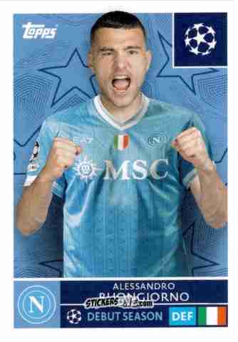 Sticker Alessandro Buongiorno - UEFA Champions League 2025-2026
 n. 429 - Topps