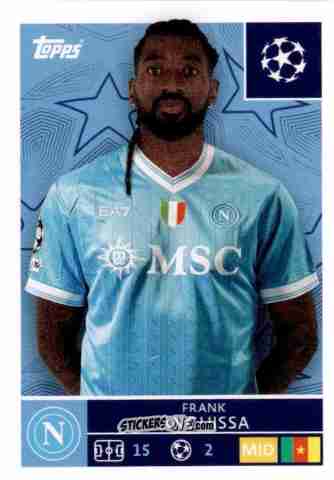 Sticker Frank Anguissa - UEFA Champions League 2025-2026
 n. 433 - Topps