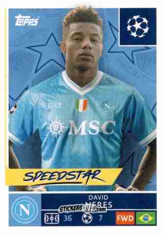 Figurina David Neres - UEFA Champions League 2025-2026
 n. 436 - Topps