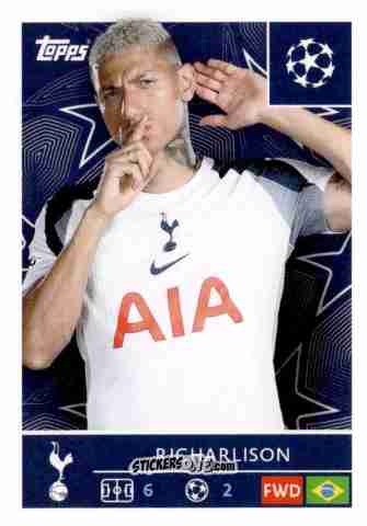 Figurina Richarlison - UEFA Champions League 2025-2026
 n. 447 - Topps