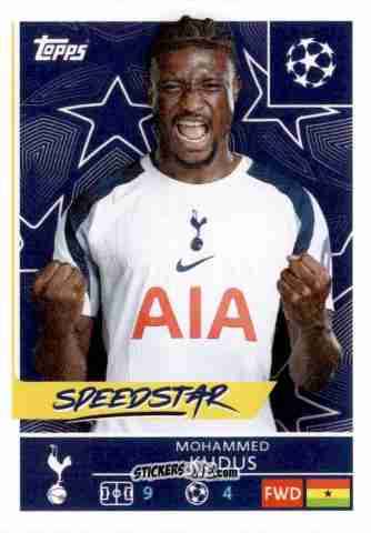 Sticker Mohammed Kudus - UEFA Champions League 2025-2026
 n. 449 - Topps