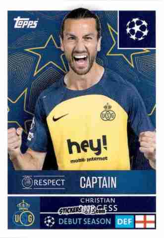 Figurina Christian Burgess - UEFA Champions League 2025-2026
 n. 453 - Topps