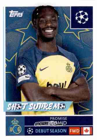 Figurina Promise David - UEFA Champions League 2025-2026
 n. 462 - Topps
