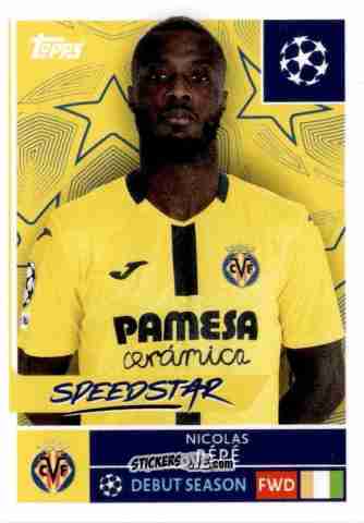 Figurina Nicolas Pepe - UEFA Champions League 2025-2026
 n. 477 - Topps