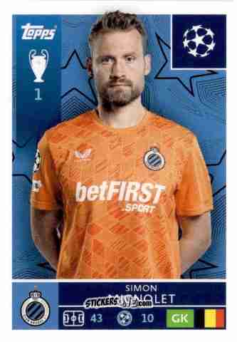 Sticker Simon Mignolet - UEFA Champions League 2025-2026
 n. 482 - Topps