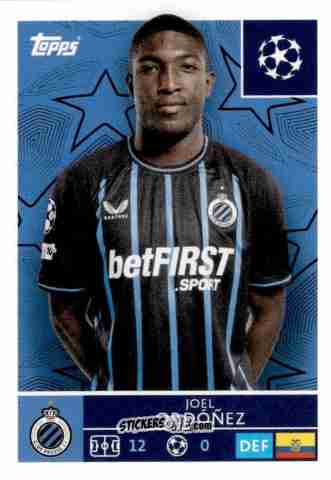 Cromo Joel Ordonez - UEFA Champions League 2025-2026
 n. 483 - Topps