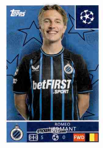 Figurina Romeo Vermant - UEFA Champions League 2025-2026
 n. 491 - Topps