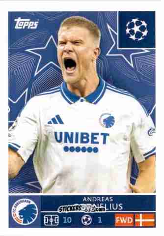 Figurina Andreas Cornelius - UEFA Champions League 2025-2026
 n. 501 - Topps