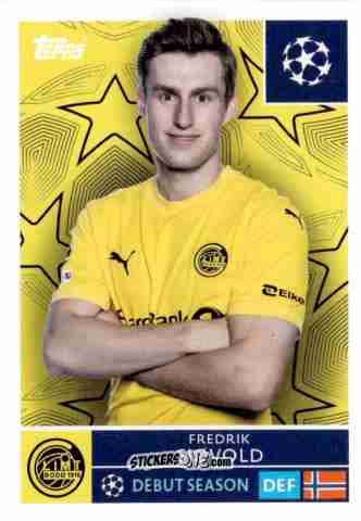 Figurina Fredrik Sjovold - UEFA Champions League 2025-2026
 n. 520 - Topps