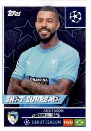 Sticker Anderson Silva - UEFA Champions League 2025-2026
 n. 539 - Topps