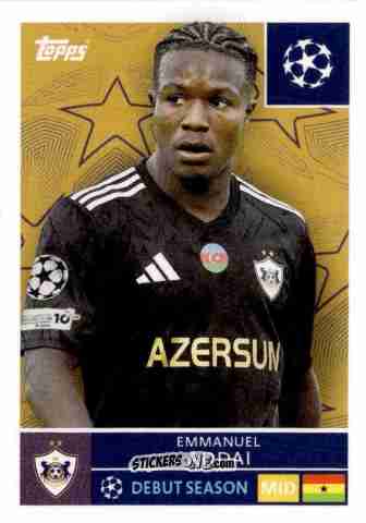 Cromo Emmanuel Addai - UEFA Champions League 2025-2026
 n. 547 - Topps