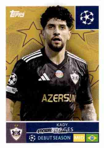 Cromo Kady Borges - UEFA Champions League 2025-2026
 n. 548 - Topps