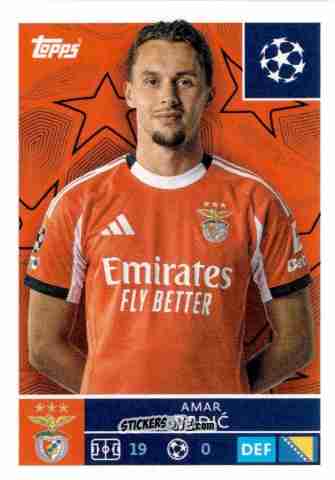 Figurina Amar Dedic - UEFA Champions League 2025-2026
 n. 555 - Topps