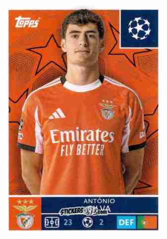 Figurina Antonio Silva - UEFA Champions League 2025-2026
 n. 556 - Topps