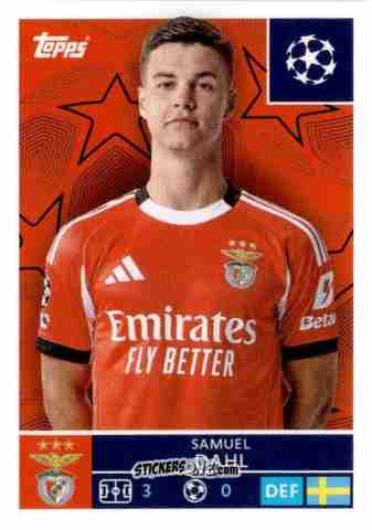 Cromo Samuel Dahl - UEFA Champions League 2025-2026
 n. 557 - Topps
