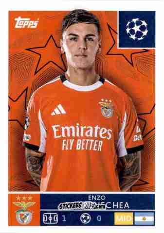 Figurina Enzo Barrenechea - UEFA Champions League 2025-2026
 n. 561 - Topps