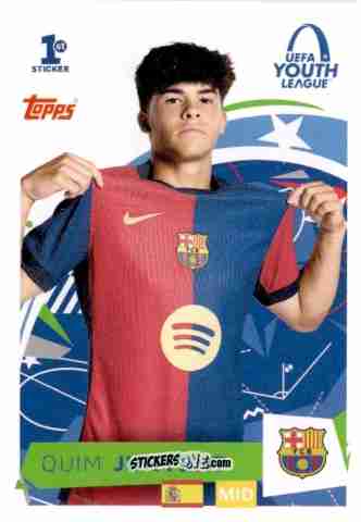 Cromo Quim Junyent (1st Sticker) - UEFA Champions League 2025-2026
 n. 566 - Topps