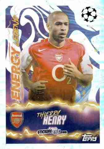 Cromo Thierry Henry - UEFA Champions League 2025-2026
 n. 570 - Topps