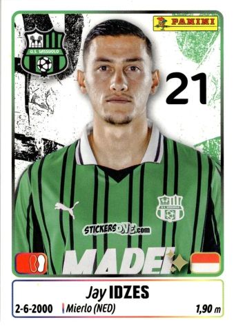 Sticker Jay Idzes - Calciatori 2025-2026 n. 426 - Panini