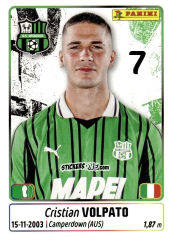Sticker Cristian Volpato - Calciatori 2025-2026 n. 435 - Panini