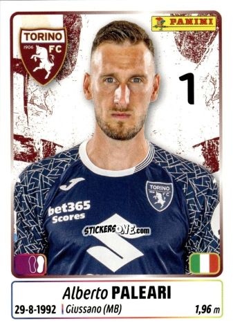 Sticker Alberto Paleari - Calciatori 2025-2026 n. 442 - Panini