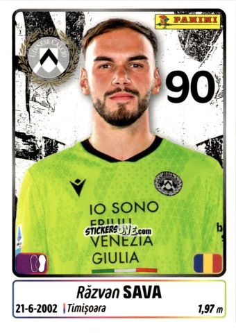 Sticker Razvan Sava - Calciatori 2025-2026 n. 463 - Panini