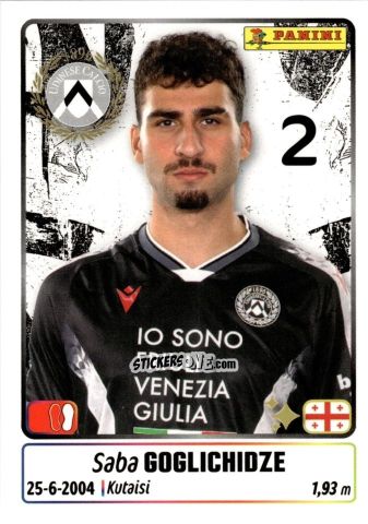 Figurina Saba Goglichidze - Calciatori 2025-2026 n. 465 - Panini