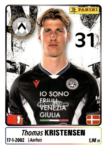 Cromo Thomas Kristensen - Calciatori 2025-2026 n. 467 - Panini