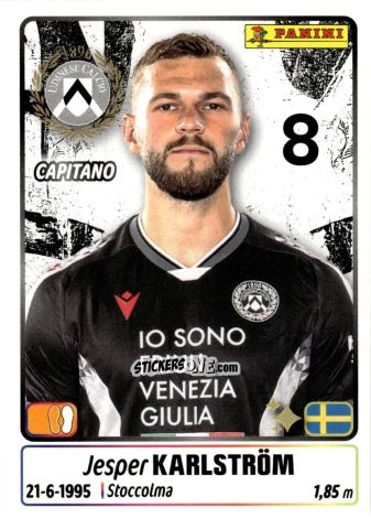 Sticker Jesper Karlstrom - Calciatori 2025-2026 n. 473 - Panini
