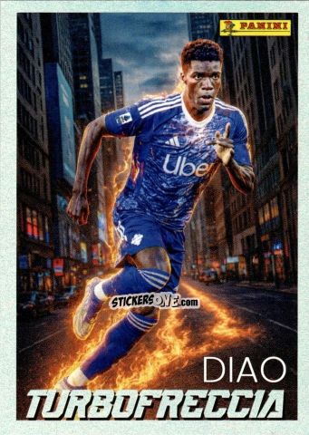 Sticker Assane Diao (Como) - Calciatori 2025-2026 n. 497 - Panini