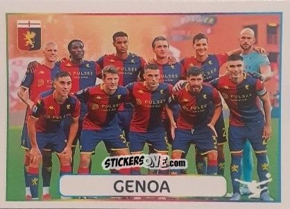 Cromo Squadra (Genoa) - Calciatori 2025-2026 n. 10 - Panini