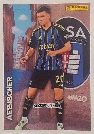 Figurina Michel Aebischer (Pisa) - Calciatori 2025-2026 n. 39 - Panini