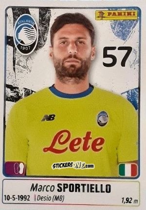 Sticker Marco Sportiello - Calciatori 2025-2026 n. 46 - Panini