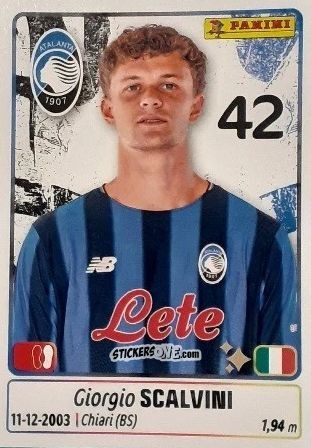 Cromo Giorgio Scalvini - Calciatori 2025-2026 n. 47 - Panini
