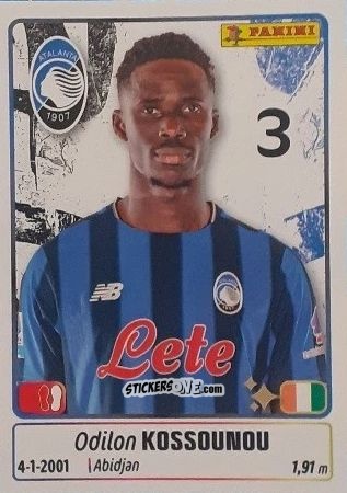 Cromo Odilon Kossounou - Calciatori 2025-2026 n. 51 - Panini