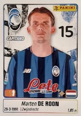 Sticker Marten de Roon - Calciatori 2025-2026 n. 54 - Panini