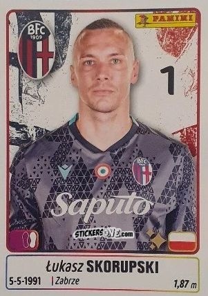 Figurina Lukasz Skorupski - Calciatori 2025-2026 n. 67 - Panini