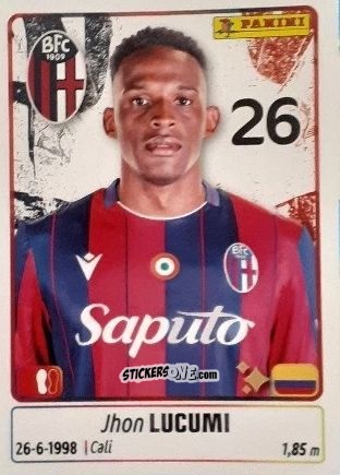 Sticker Jhon Lucumi - Calciatori 2025-2026 n. 69 - Panini