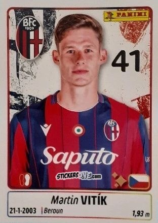 Sticker Martin Vitik - Calciatori 2025-2026 n. 70 - Panini