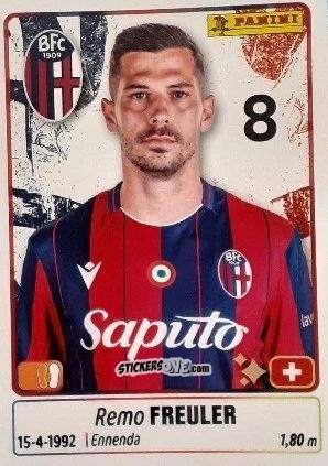 Sticker Remo Freuler - Calciatori 2025-2026 n. 75 - Panini