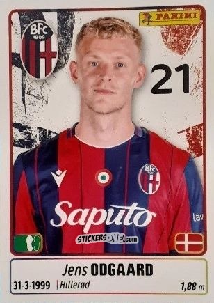 Sticker Jens Odgaard - Calciatori 2025-2026 n. 80 - Panini