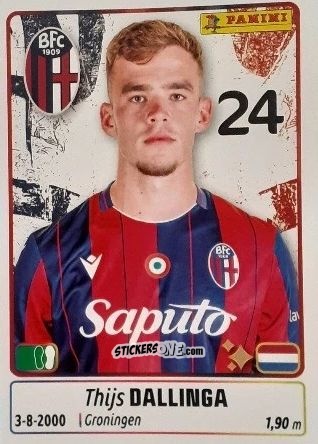 Sticker Thijs Dallinga - Calciatori 2025-2026 n. 85 - Panini